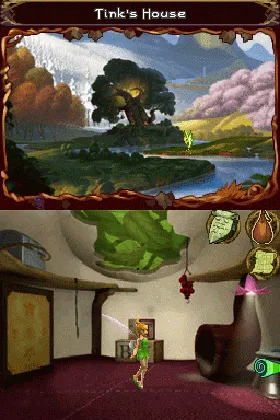 Tinker Bell + Tinker Bell and the Lost Treasure (Europe) (En,Fr,De,Es,It,Nl) screen shot game playing